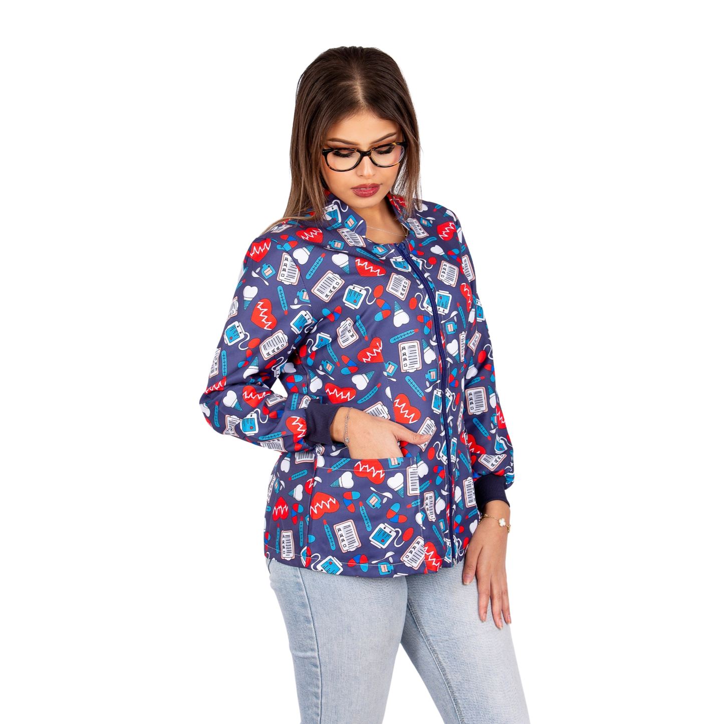 CHAQUETA SANITARIA ESTAMPADO - ECG