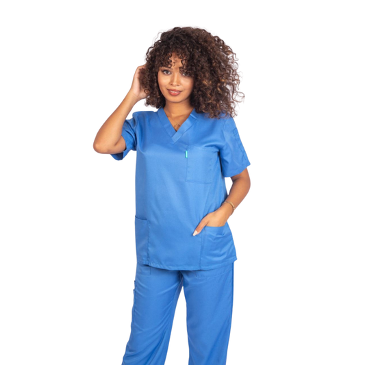 Pijama Sanitario Mujer Azul - TS10