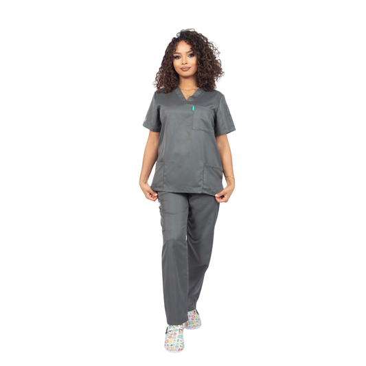 Pijama Sanitario Mujer Gris - TS10