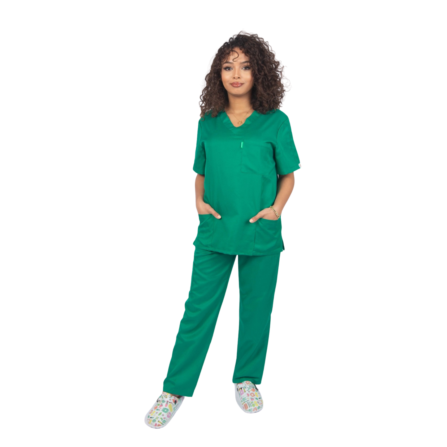 Pijama Sanitario Mujer Verde - TS10